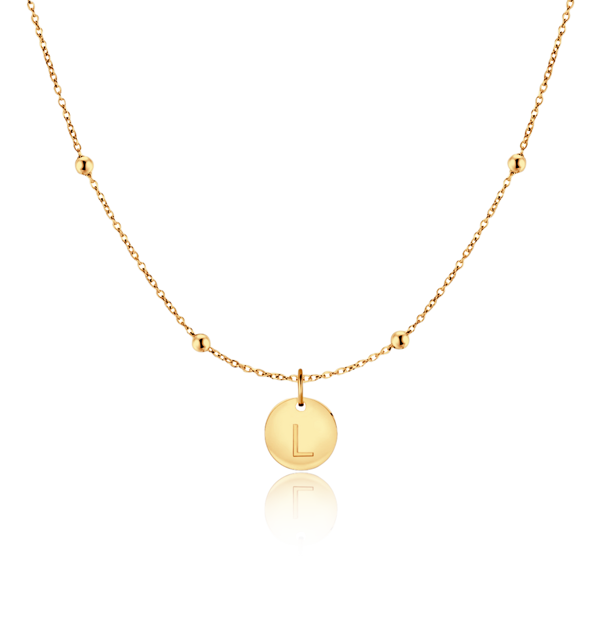 Collier Cercle Initiale