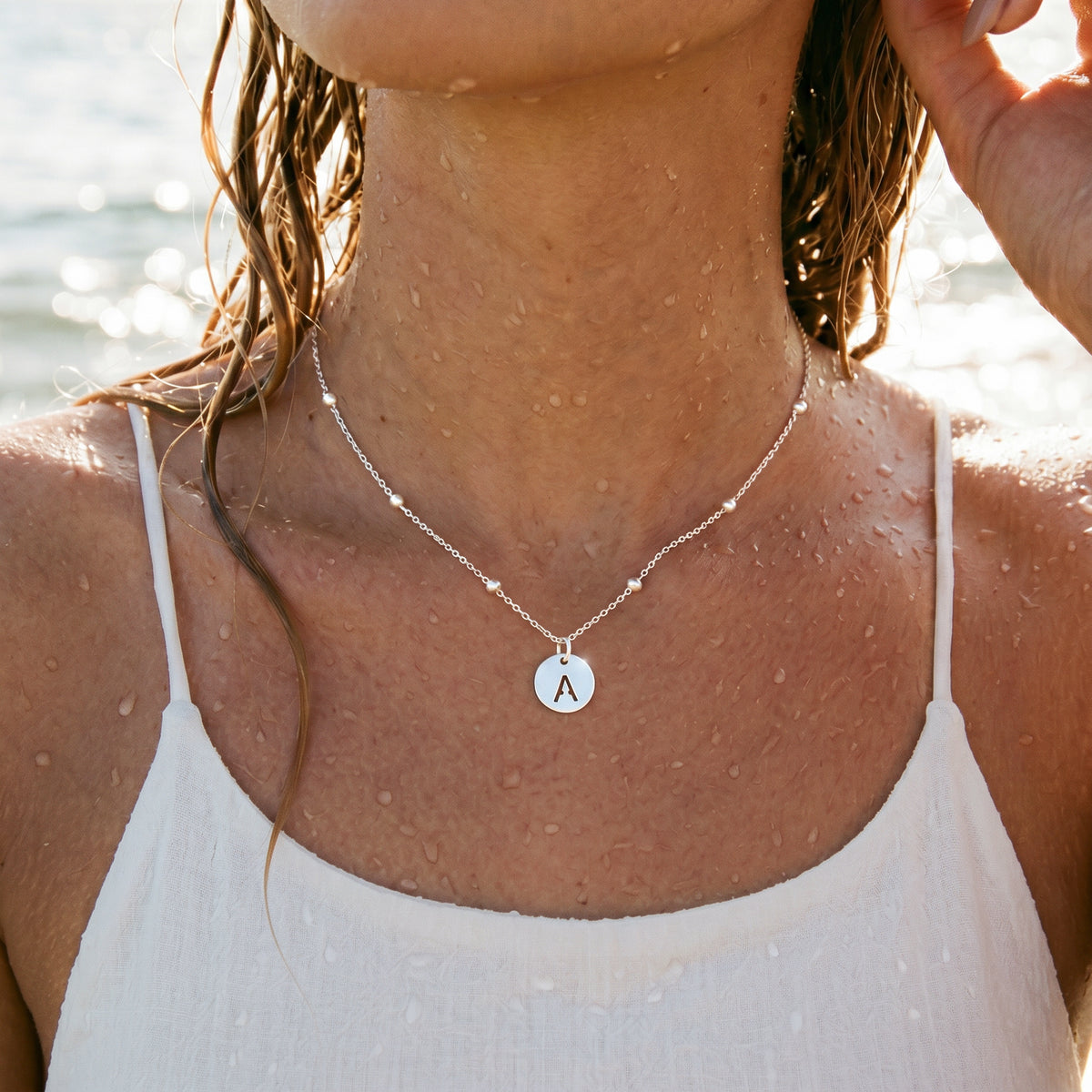 Collier Cercle Initiale