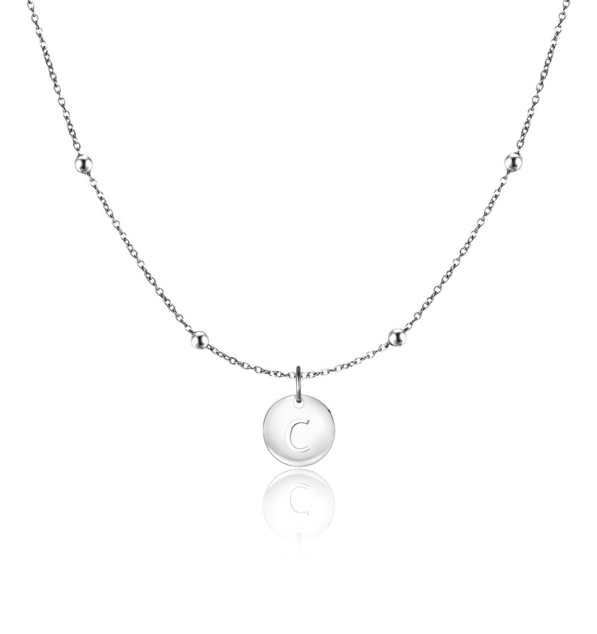 Collier Cercle Initiale