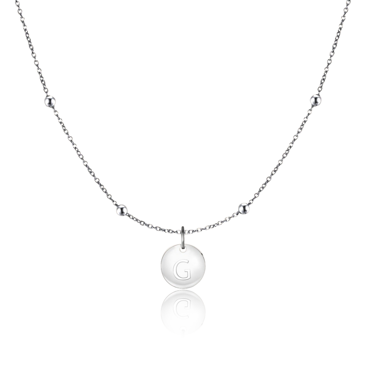 Collier Cercle Initiale