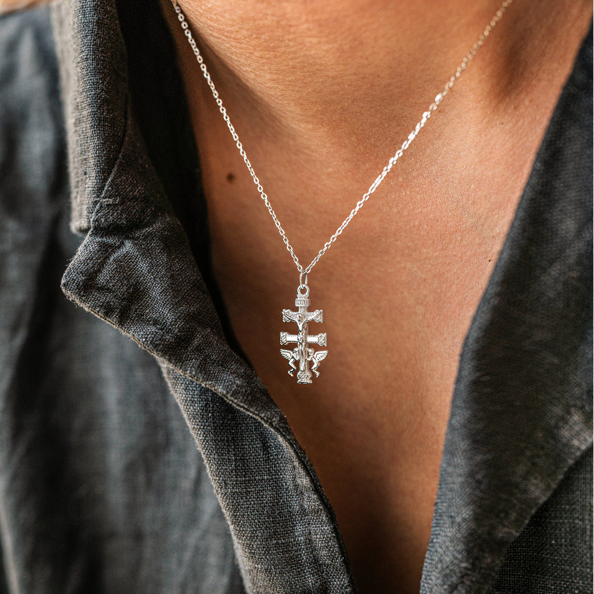 Collier Croix de Caravaca - LaMaisonDesBijoux