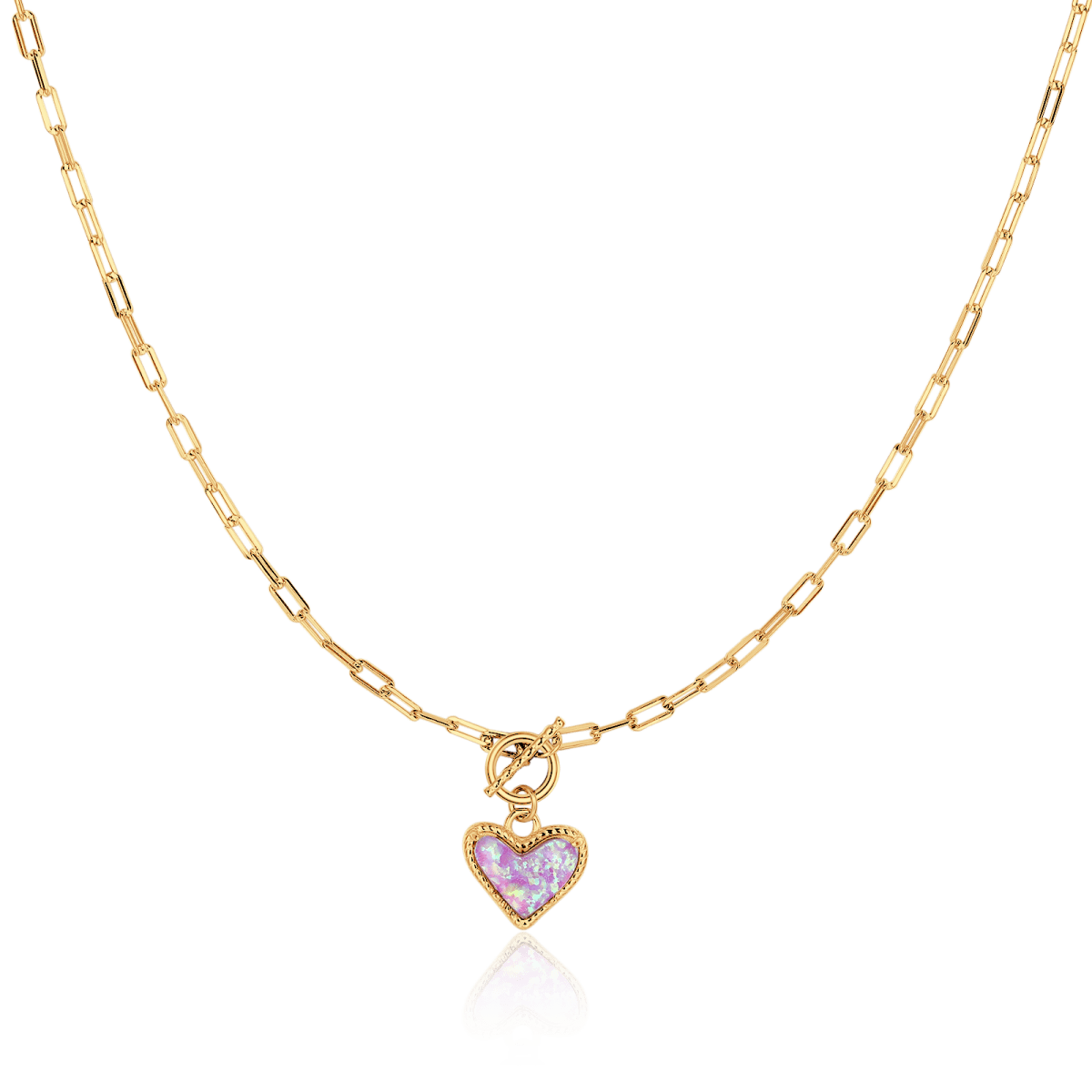 Collier Cœur Minéral