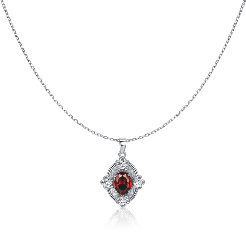 Collier Grenat