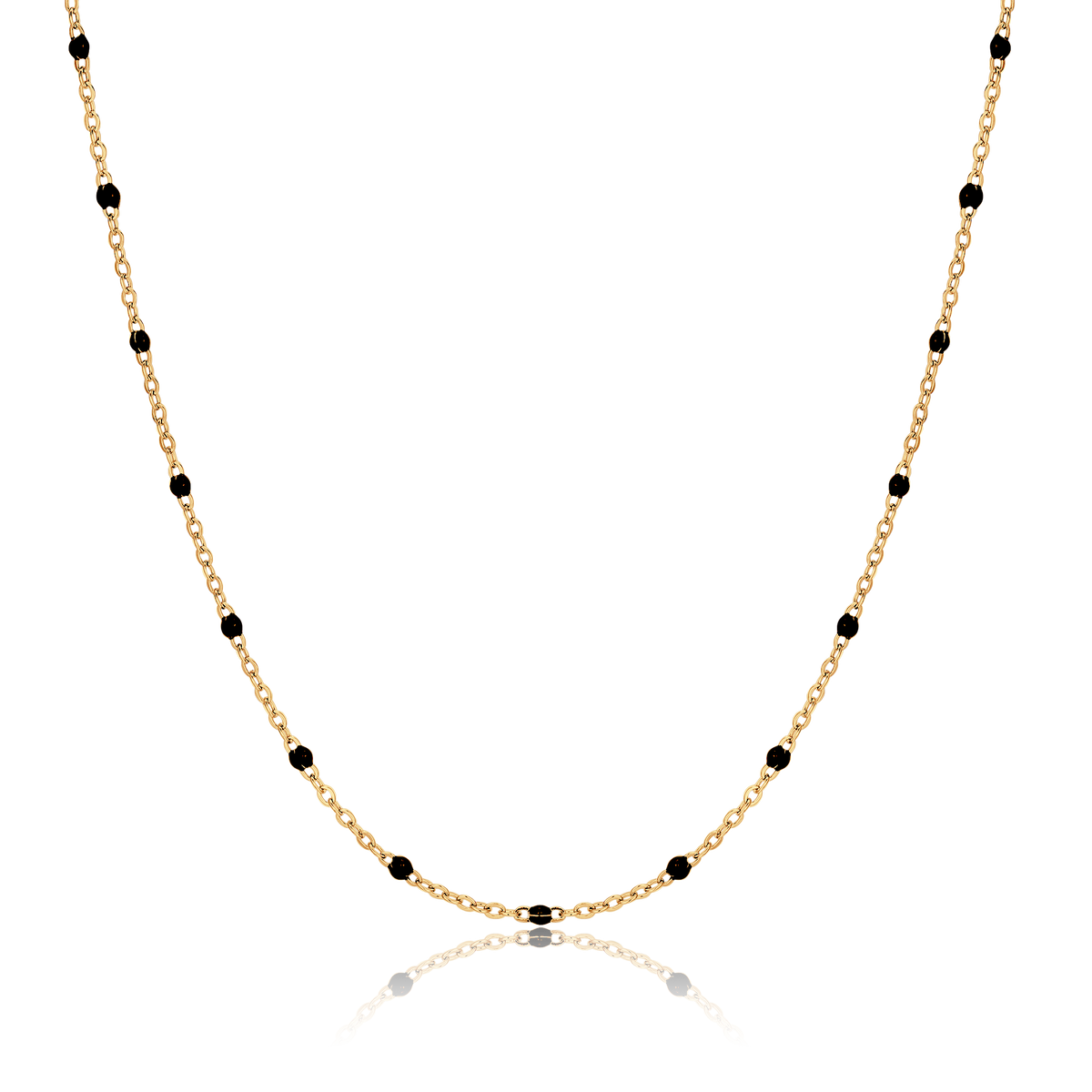 Collier Petits Bombons Noirs