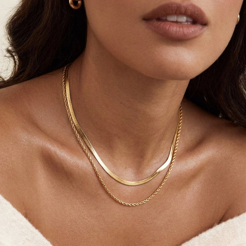 Collier Chaînes Mixtes