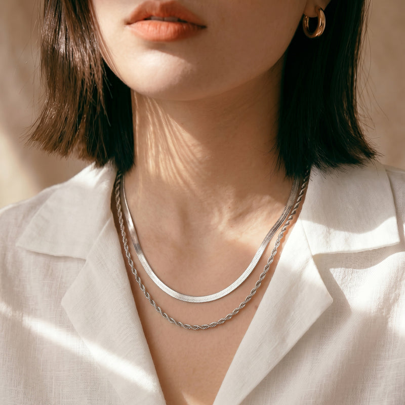 Collier Chaînes Mixtes