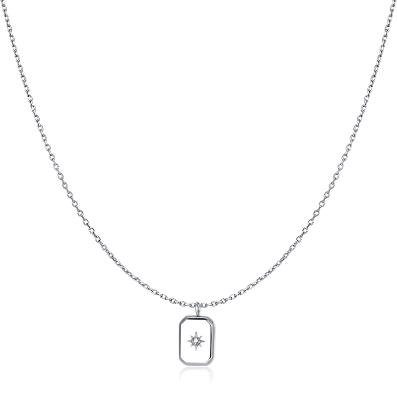 Collier Étoile Encadrée