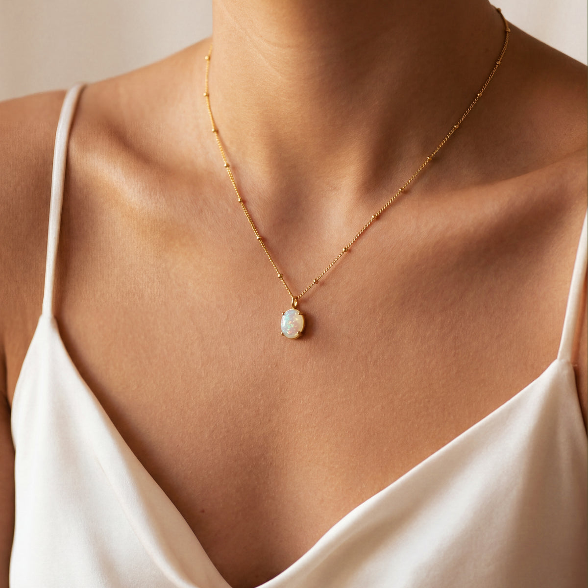 Collier Opale Irisée