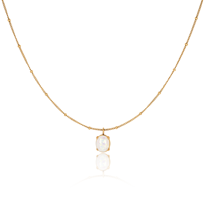 Collier Opale Irisée