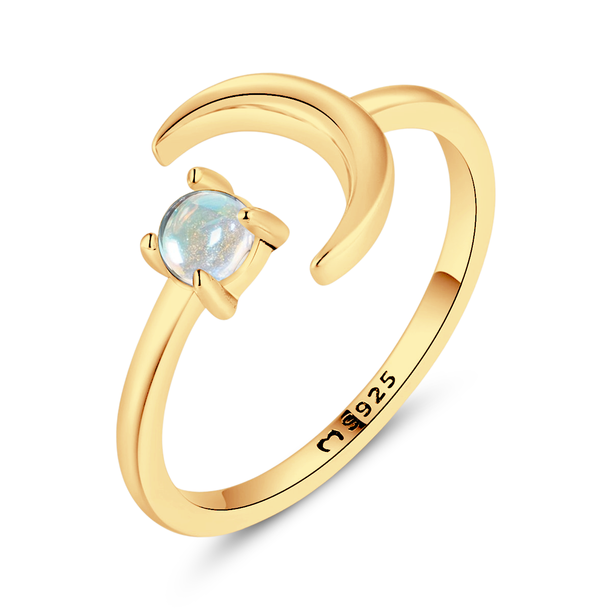 Bague Lune Décroissante - LaMaisonDesBijoux