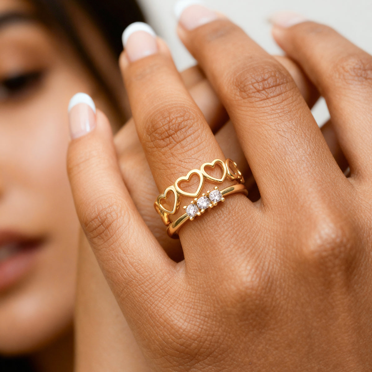 Bague Trois Lumineuses - LaMaisonDesBijoux