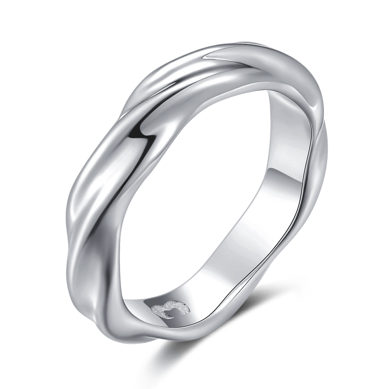 Bague Bande Tordue