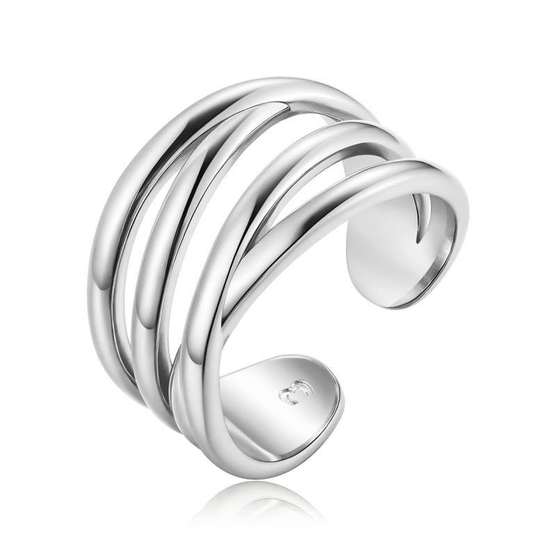 Bague Bandes Parallèles
