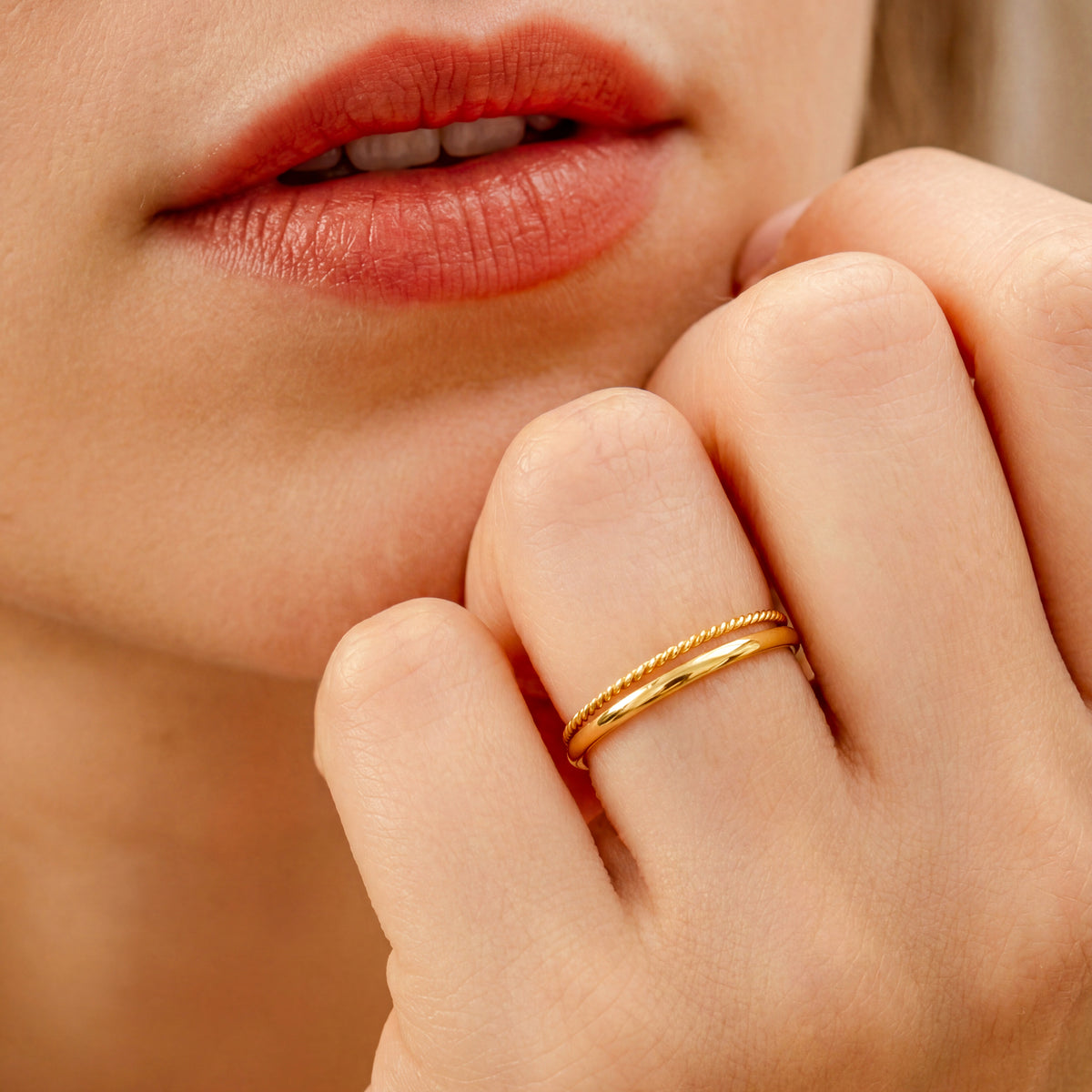 Bague Anneaux Mixtes