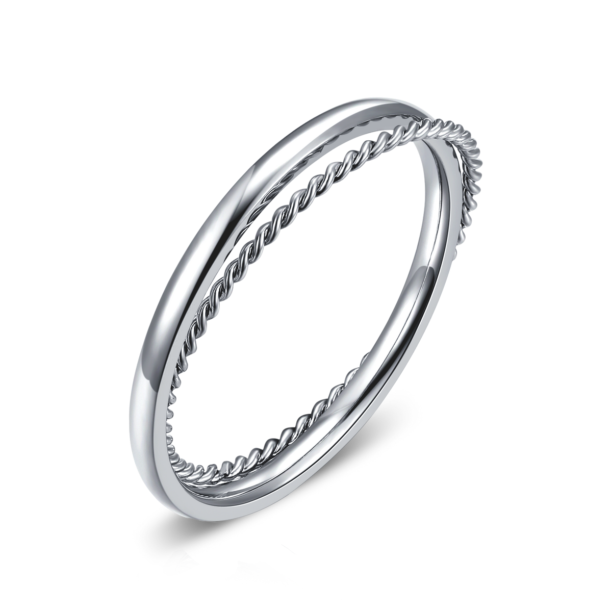Bague Anneaux Mixtes