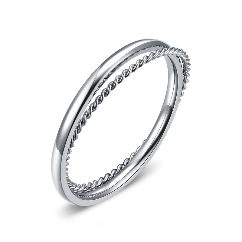 Bague Anneaux Mixtes