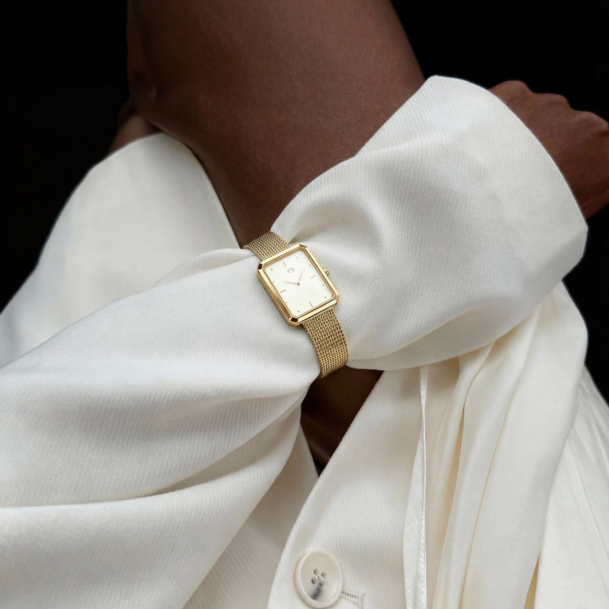 Montre Capitaine ~ Or Blanc