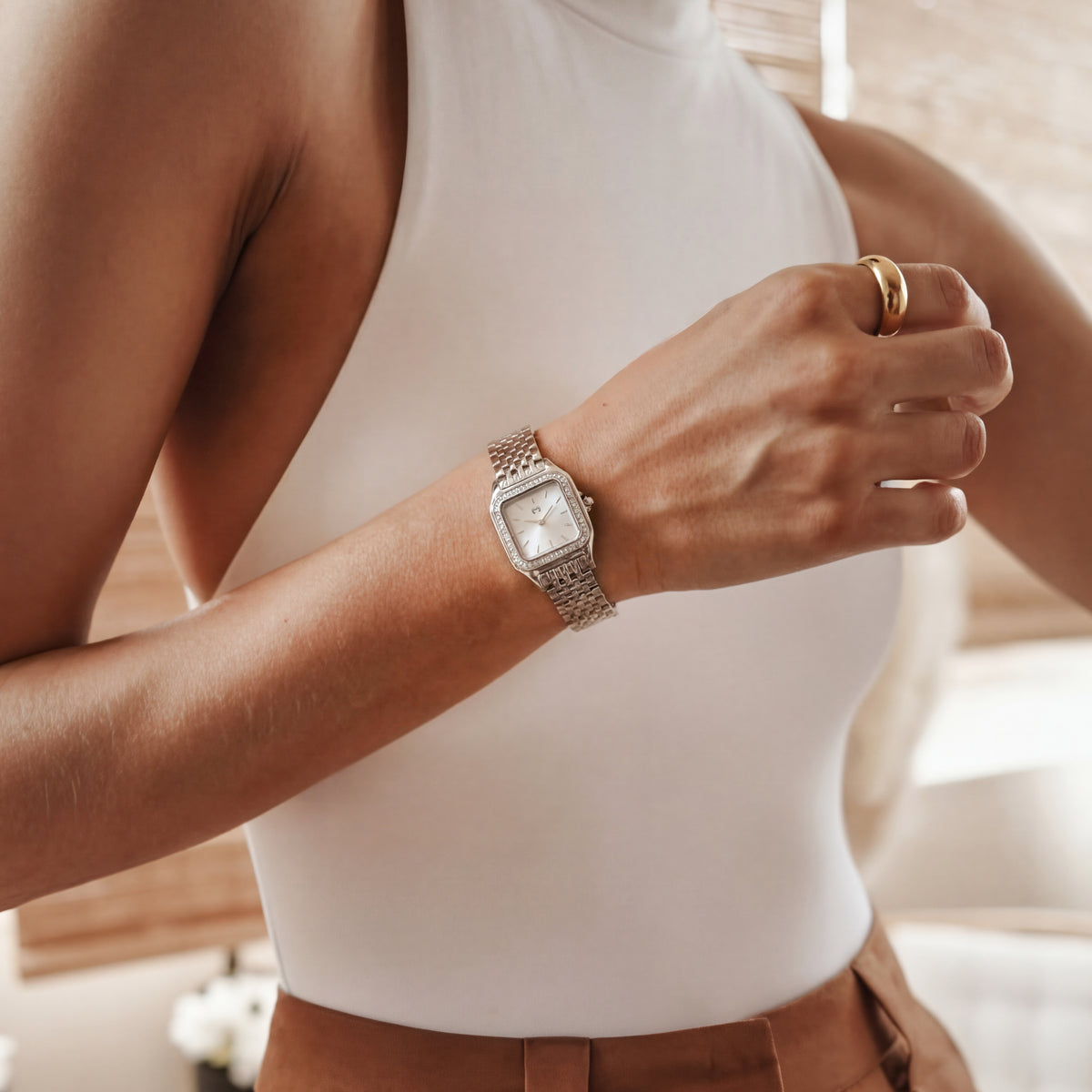 Montre Hampton Lux ~ Argent