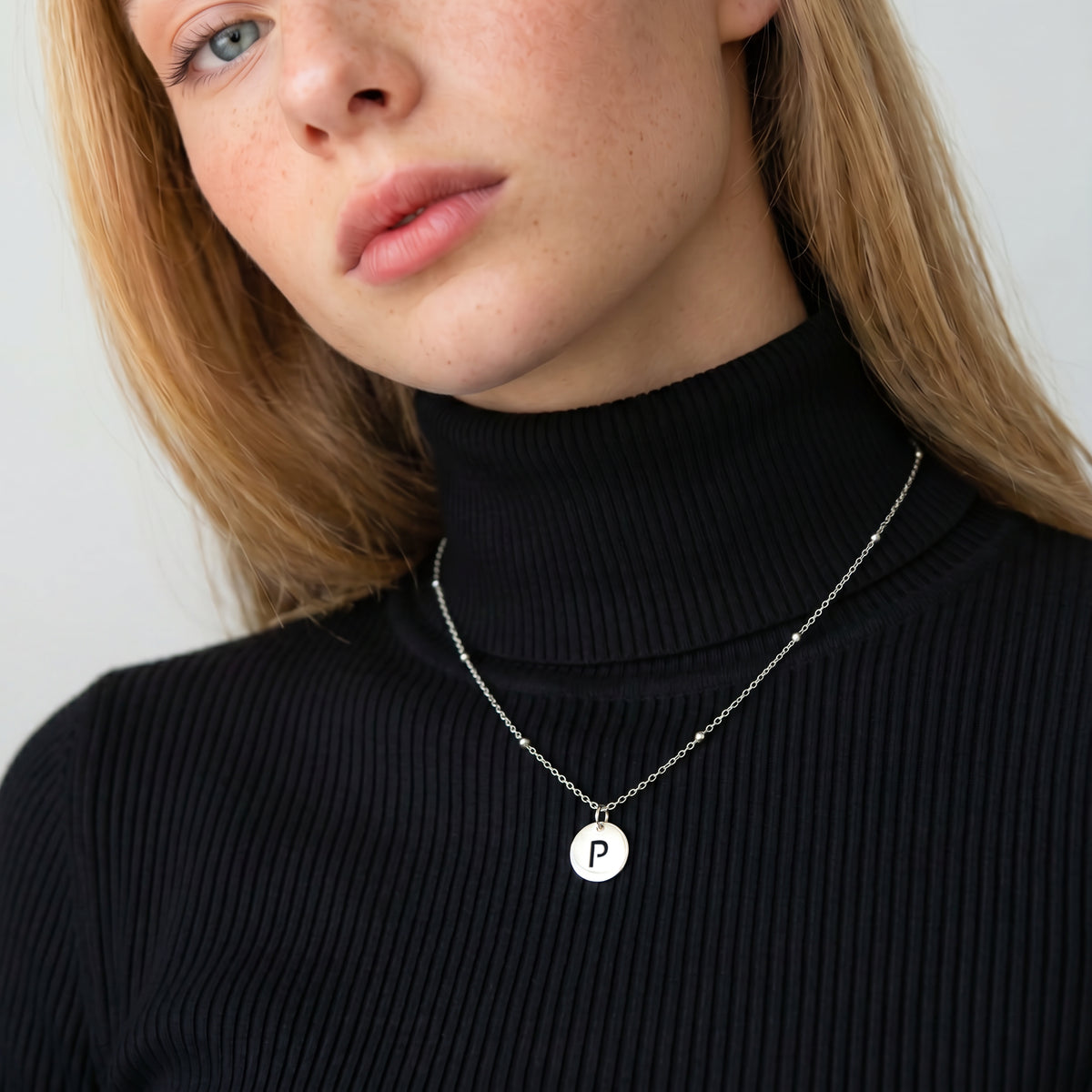 Collier Cercle Initiale
