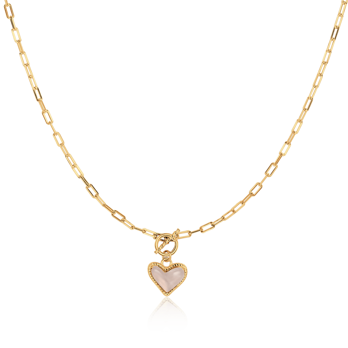 Collier Cœur Minéral