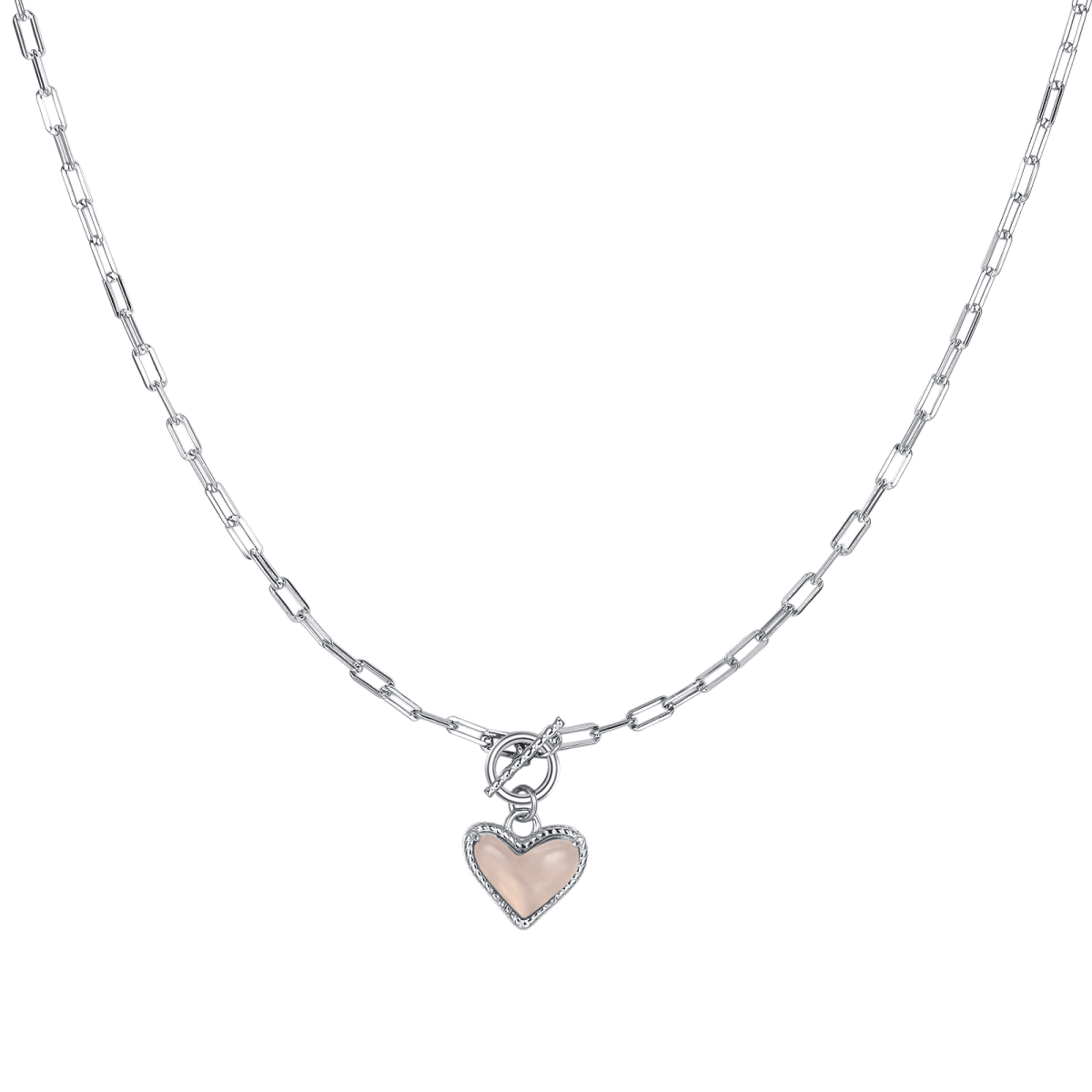Collier Cœur Minéral