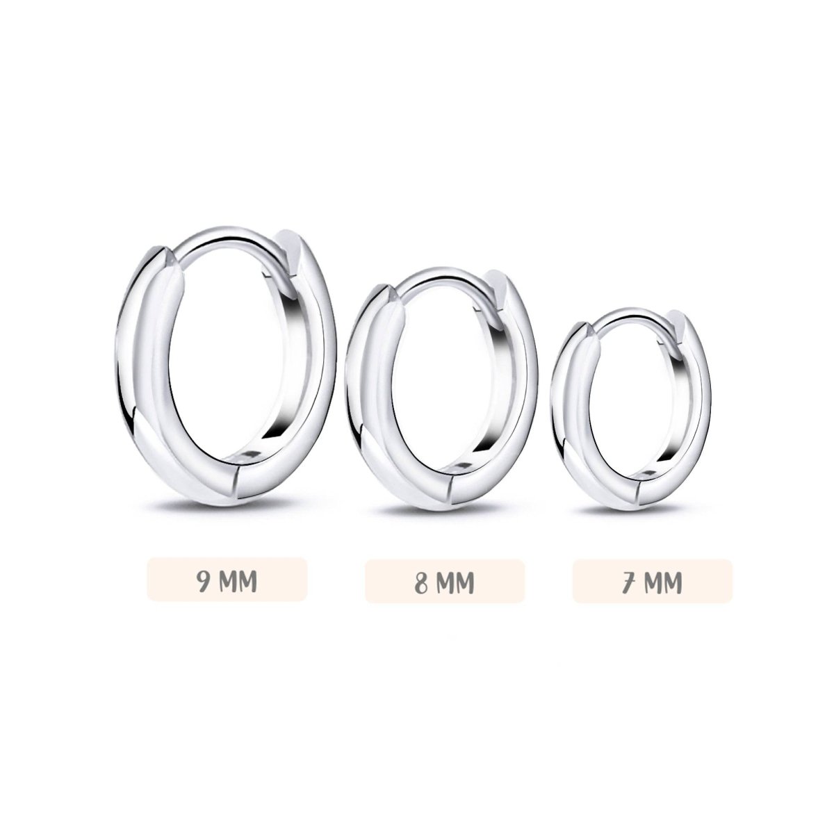 Boucles d'oreilles 3-Anneaux