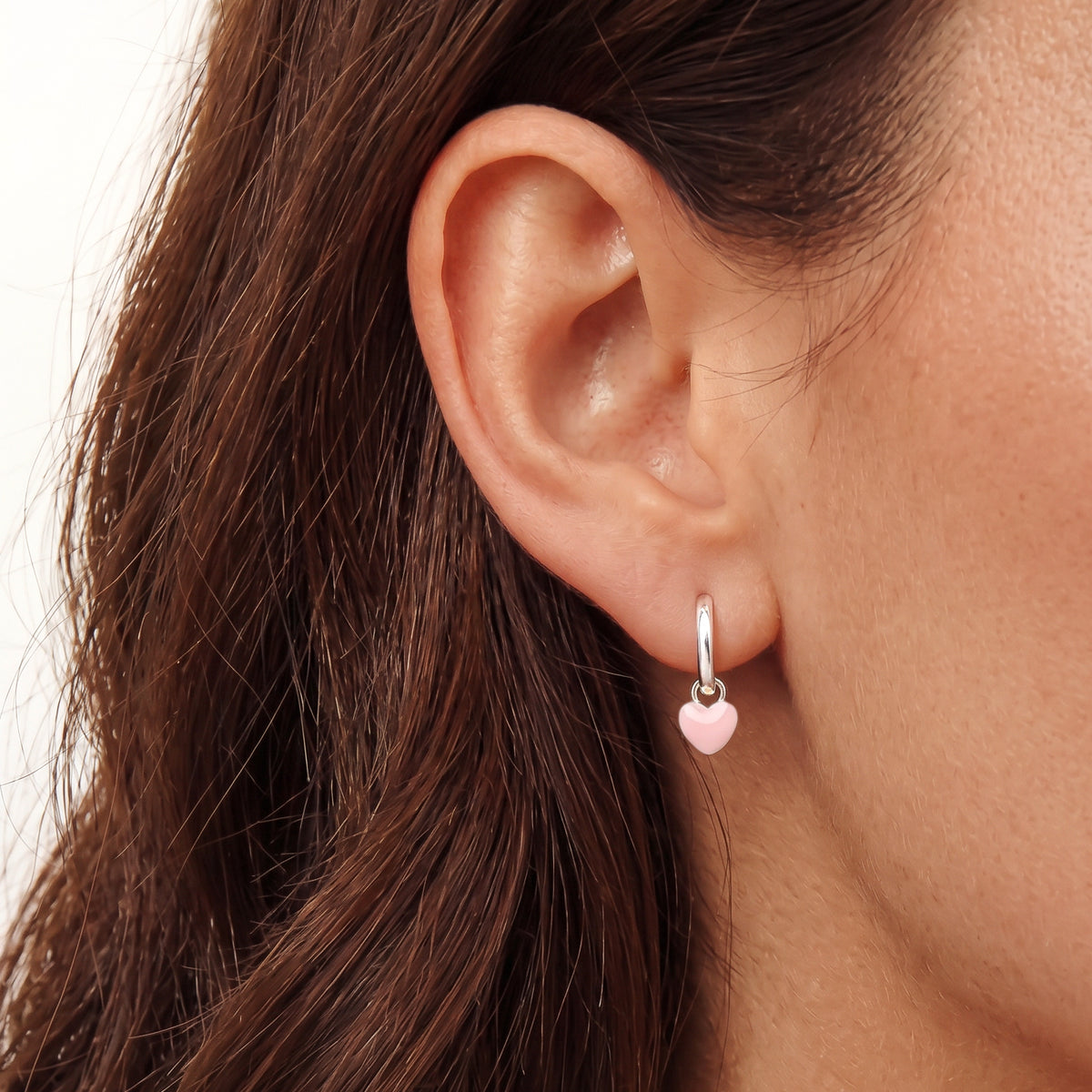 Boucles d'oreilles Anneaux Cœur
