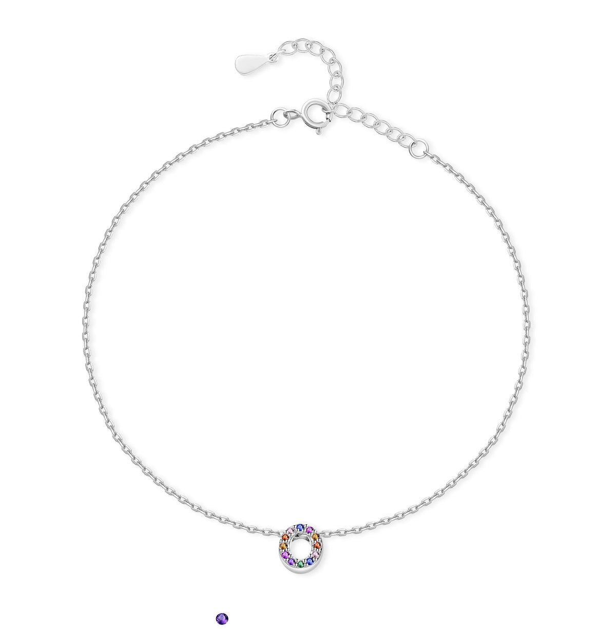 Bracelet de cheville "Initiale" - LaMaisonDesBijoux