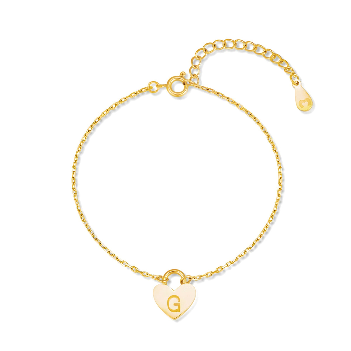 Bracelet "Initiale Cœur" - LaMaisonDesBijoux