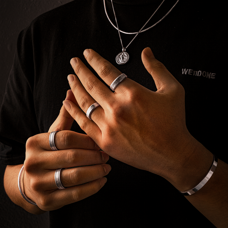 Bague Homme BRAVE "Basalte" - LaMaisonDesBijoux