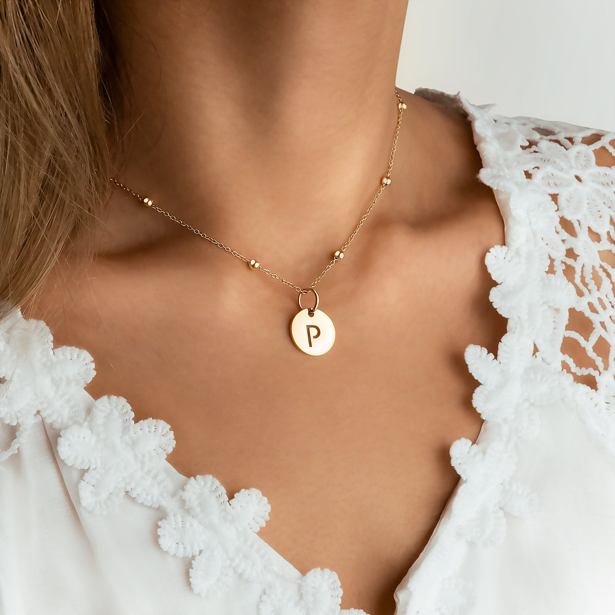 Collier "Cercle Initiale" - LaMaisonDesBijoux