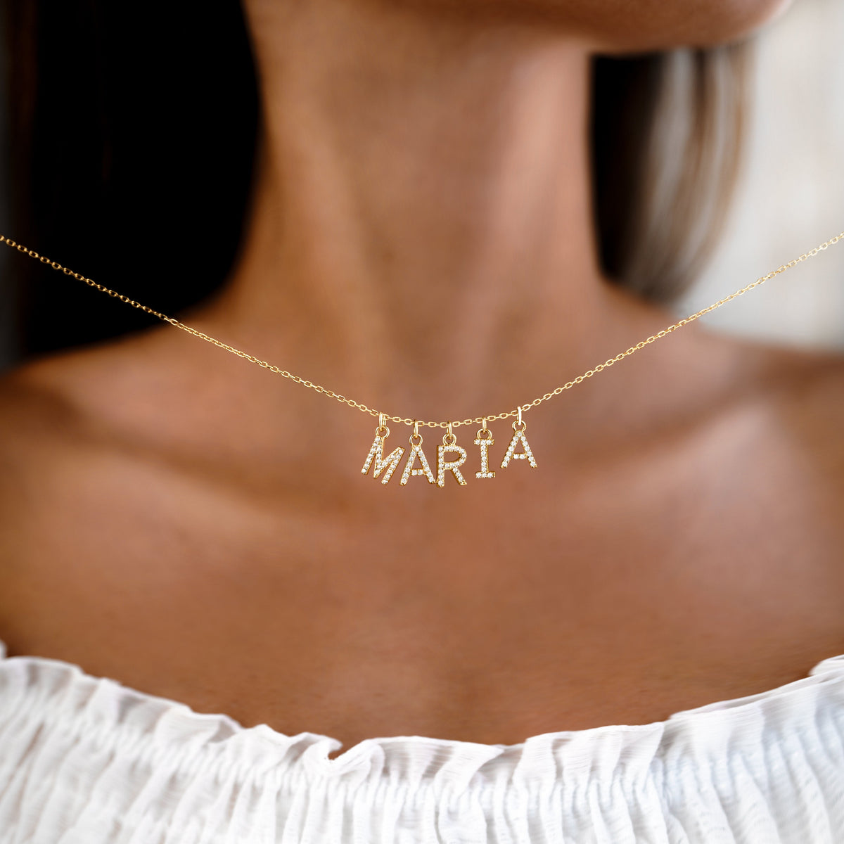 Collier "Little Initiale" - LaMaisonDesBijoux
