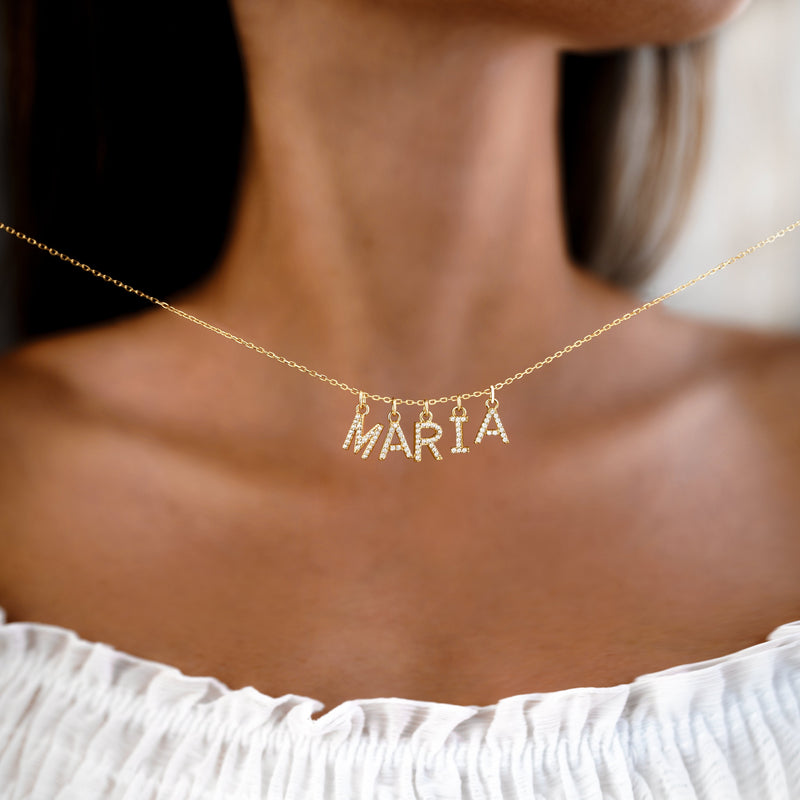 Collier "Little Initiale" - LaMaisonDesBijoux