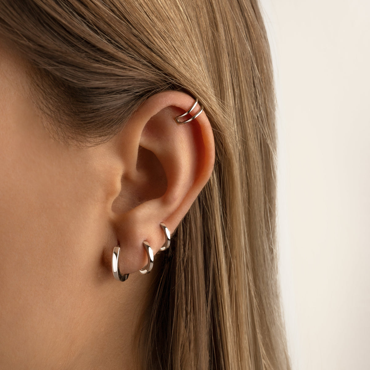 Boucles "Trio Anneaux" - LaMaisonDesBijoux