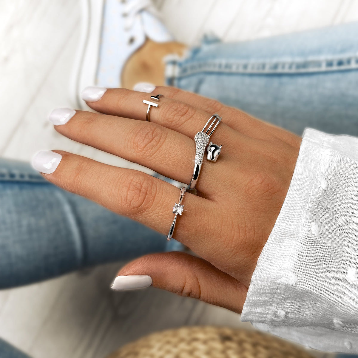 Bague Midi "Aimant" - LaMaisonDesBijoux