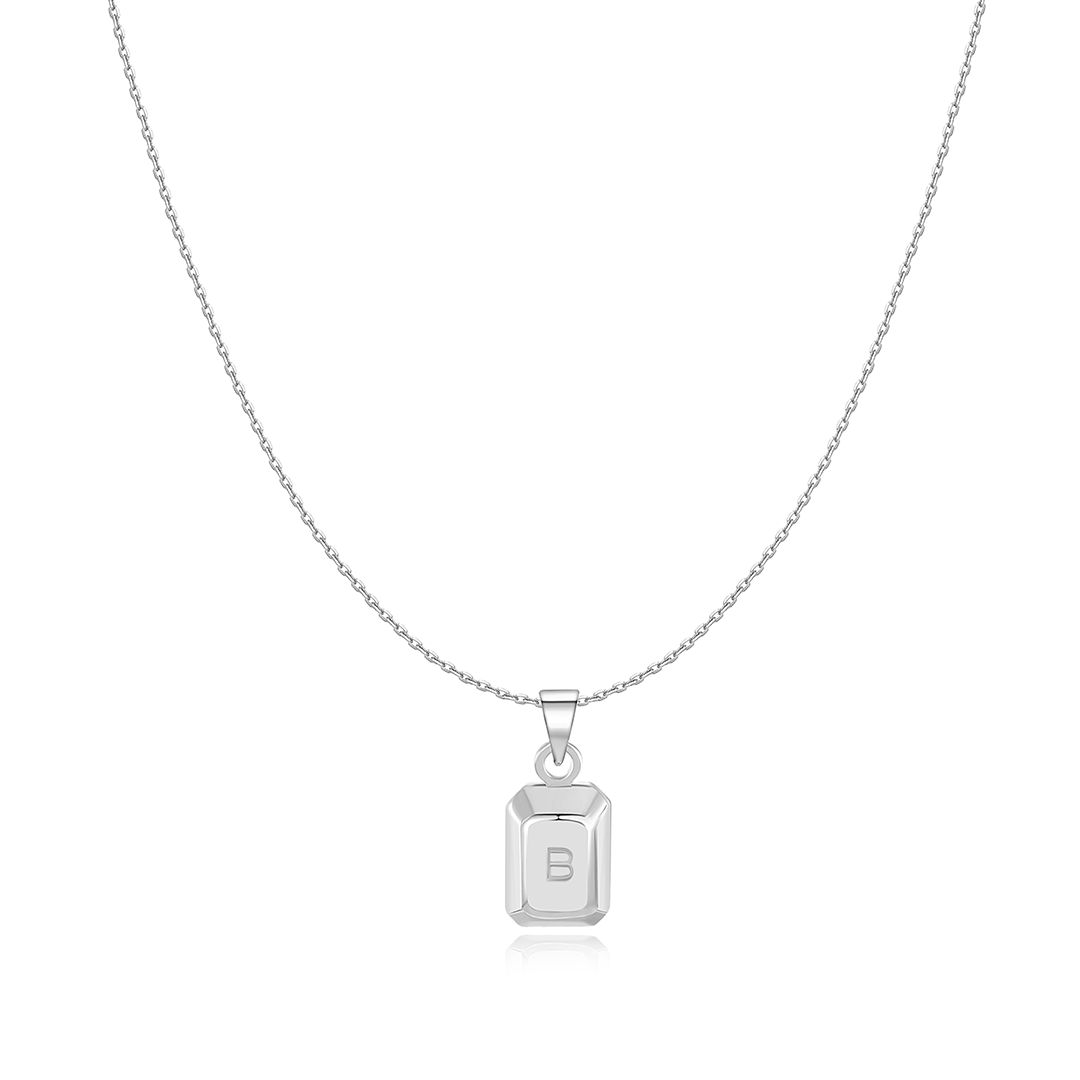 Collier "Lingot Initiale" - LaMaisonDesBijoux