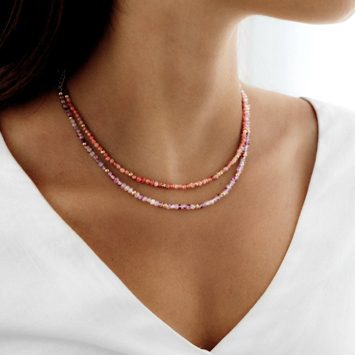 Collier "Été Améthyste" - LaMaisonDesBijoux