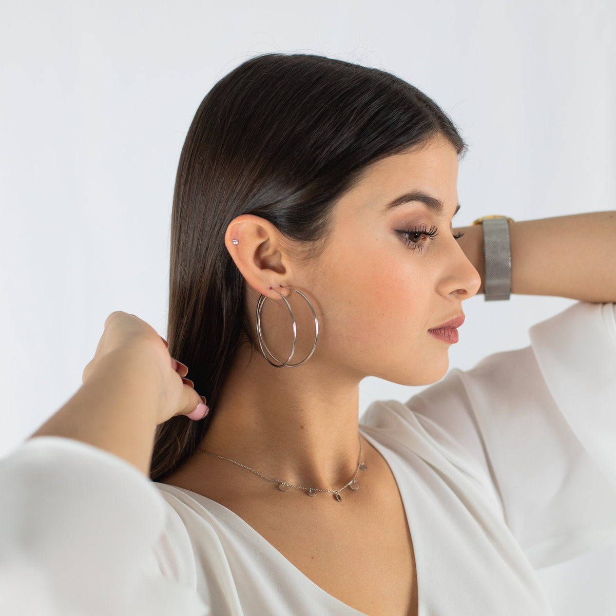 Boucles "Cerceaux Minces" - LaMaisonDesBijoux