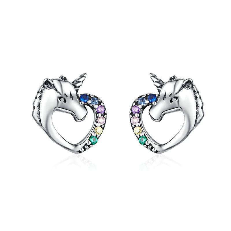 Boucles "Licorne Amour" - LaMaisonDesBijoux