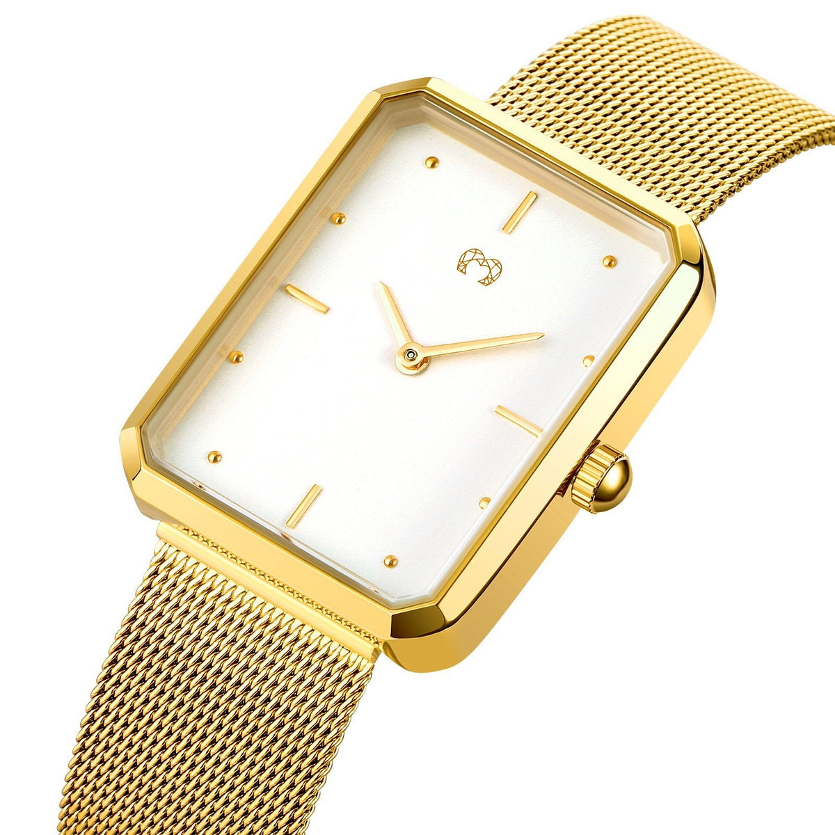Montre "Capitaine" ~ Or Blanc - LaMaisonDesBijoux